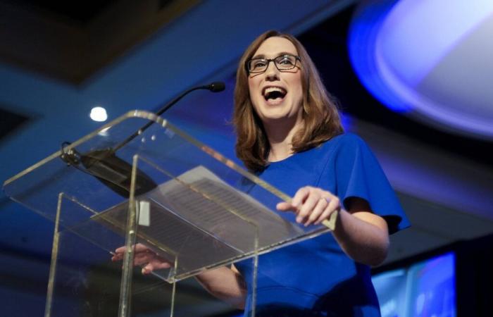 Who is Sarah McBride, the first openly transgender elected official in the US Congress?