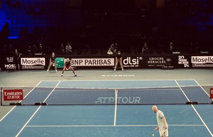 we spent a sporting day at the Moselle Open in Metz