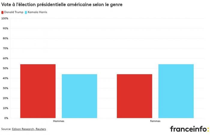 Who did women, young people or ethnic minorities vote for?