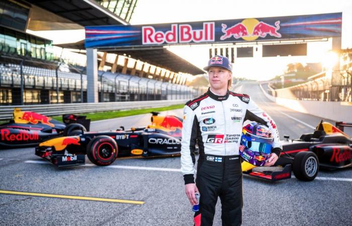 PHOTOS – Kalle Rovanperä at the wheel of a Red Bull F1