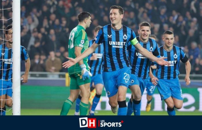 Thanks to a goal from a gag video penalty, Club Brugge takes the scalp of Aston Villa for its 100th in the Champions League (1-0)