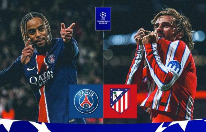 PSG-Atlético de Madrid: the probable compositions