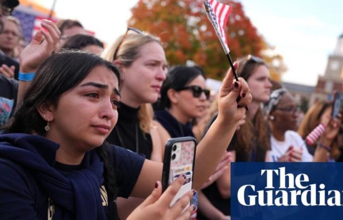 Harris voters mourn loss after sobering concession speech: ‘There’s nothing left’ | US elections 2024