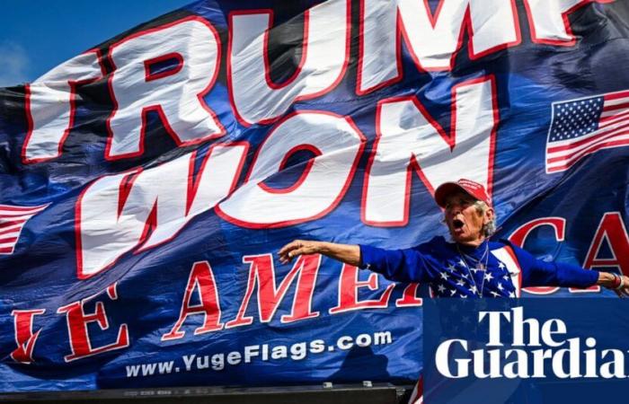 Democrats confront fact that Trump’s dark vision prevailed as result sinks in | US elections 2024