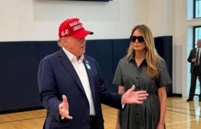 ‘Fake Melania’ Rumours Surface Again As Former First Lady Joins Donald Trump To Cast Vote