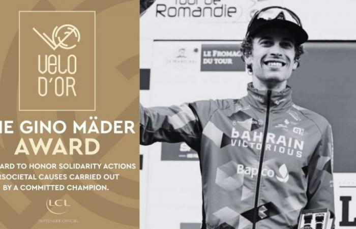 Cycling. Vélo d'Or – New at the Vélo d'Or 2024… The Gino Mäder Prize