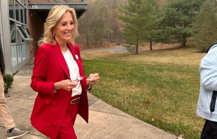 ‘Who did Jill Biden vote for?’: First lady’s ‘MAGA red’ election day outfit sends social media into frenzy | Trending