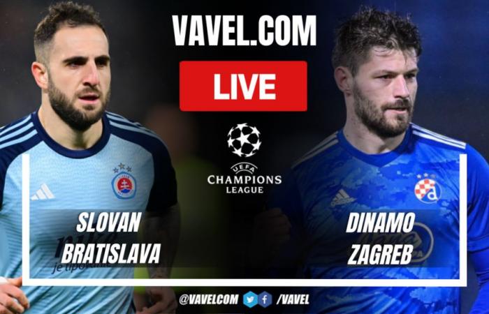 Highlights and Goals of Slovan Bratislava 1-4 Dinamo Zagreb UEFA Champions League match | November 5, 2024