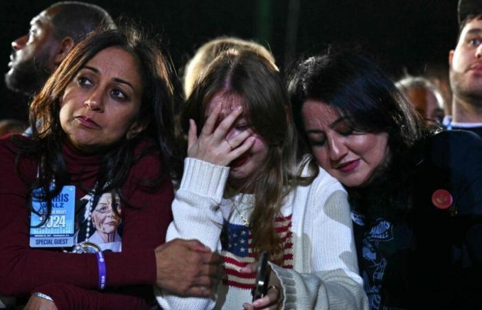 ‘I don’t know who’s voting for him, I don’t understand’: Harris voters in tears (photos)