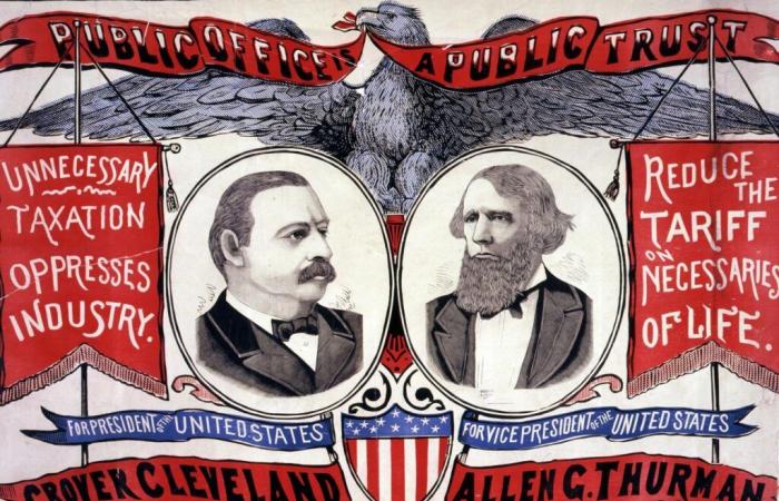 Grover Cleveland, the only other successful “comeback” to the White House