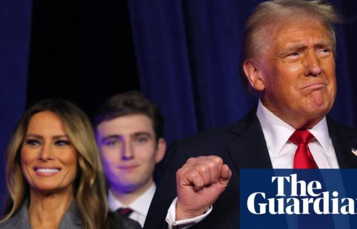 Trump calls media ‘the enemy camp’ in speech declaring victory | US elections 2024