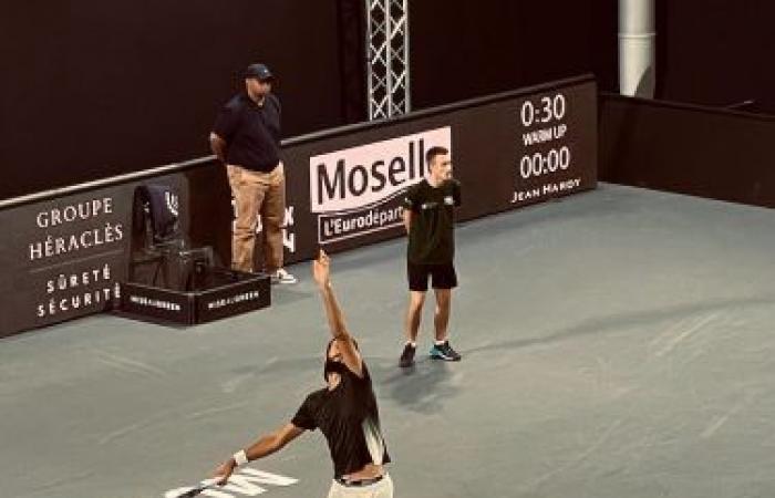 we spent a sporting day at the Moselle Open in Metz