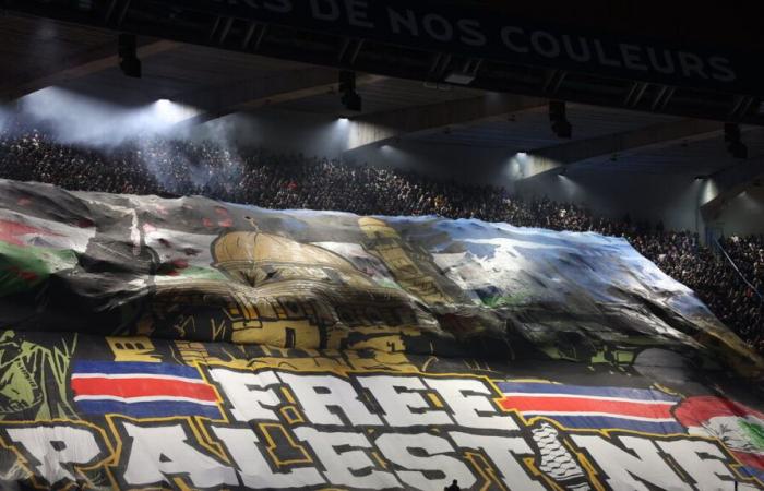 PSG-Atlético: does the club risk a sanction after the ultras' tifo in support of Palestine?