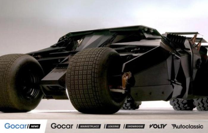 The Batmobile from the film “The Dark Knight” for sale