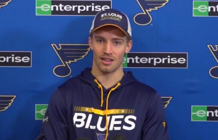 NHL: Dylan Holloway could regain his position tomorrow with the Blues