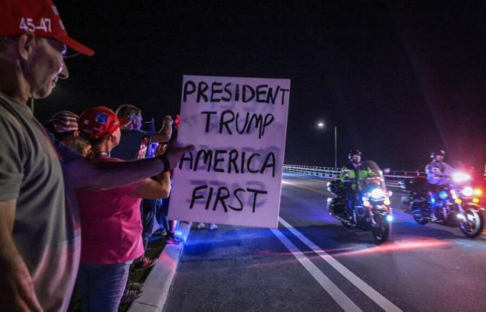 in Florida, the “confidence” of this pro-Trump activist before the results of the American presidential election