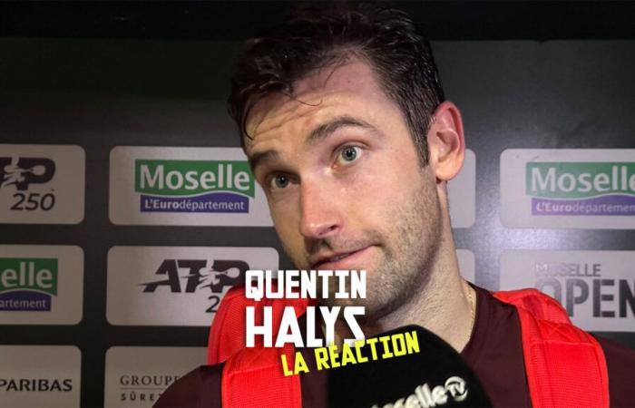 Quentin Halys’ 100% French journey continues at the Moselle Open