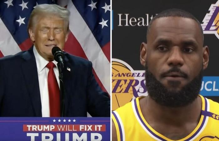 After the election of Donald Trump, LeBron James’ disappointed message: “I promise to…