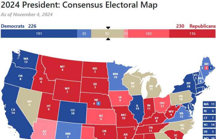 The Seven Presidential Battlegrounds – 270toWin