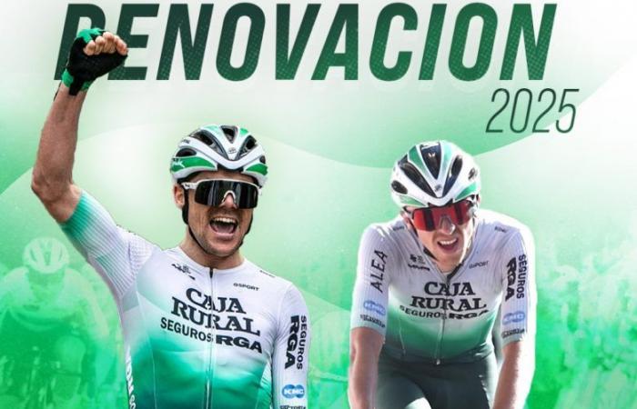 Cycling. Transfer – Caja Rural-Seguros RGA training extends a team member