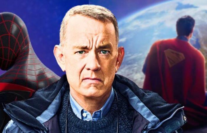 Tom Hanks gives his opinion on superhero films and their interest