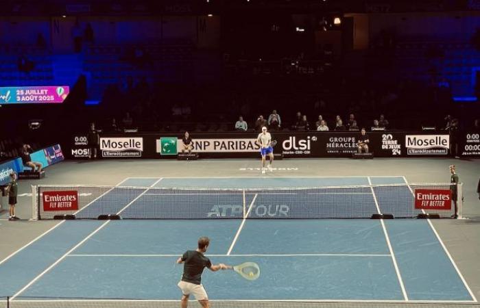 we spent a sporting day at the Moselle Open in Metz