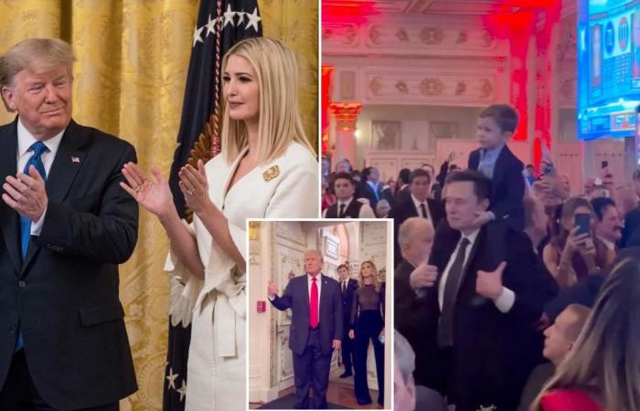 Ivanka Trump attends election night party at Mar-a-Lago