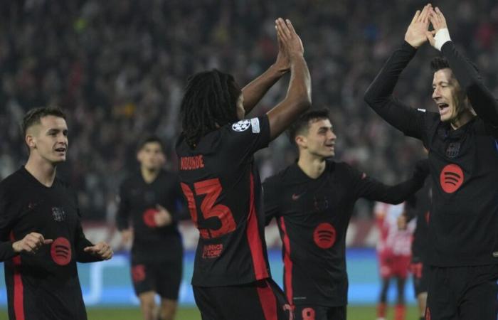 Barcelona, Inter and upstart Brest win again in Champions League. Bizarre penalty dooms Aston Villa