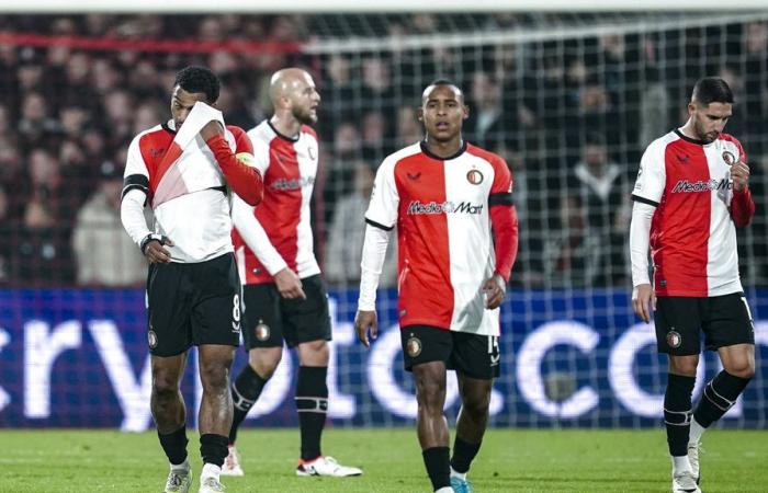 Feyenoord loses to Salzburg and misses out on top ranking in the Champions League