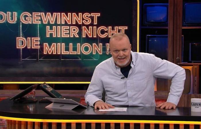 Stefan Raab has landed another show giant for “You won’t win a million here”.