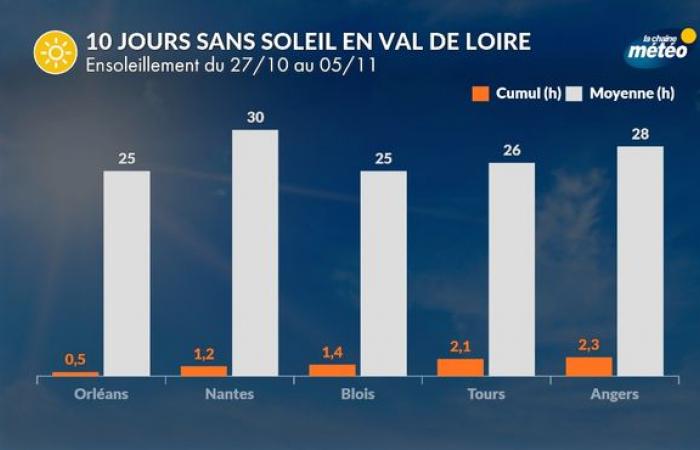 Ten consecutive days of gray in Val-de-Loire: will we see the sun again in the coming days?