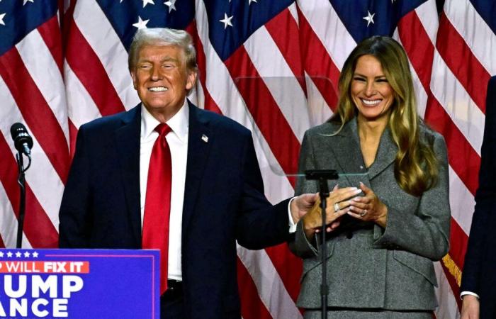 Melania again First Lady, all smiles to celebrate Donald Trump's victory