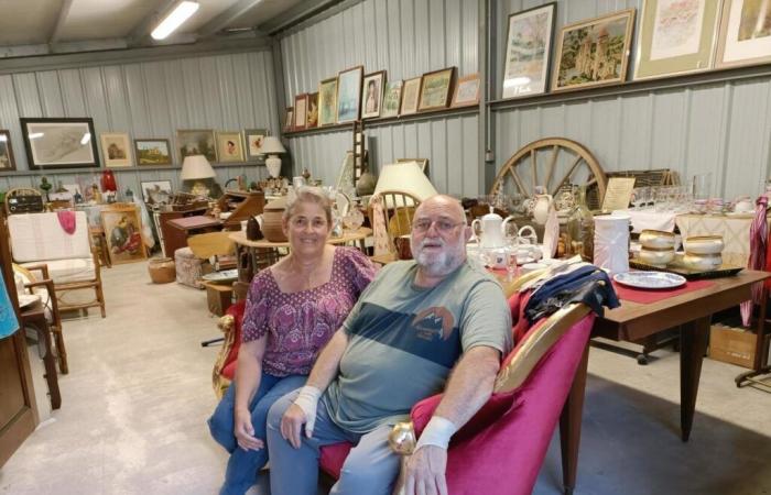 A new flea market with a consignment system is set up in the Lot valley