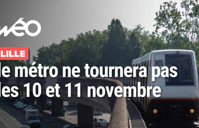 No metro on November 10 and 11 – 06/11/2024