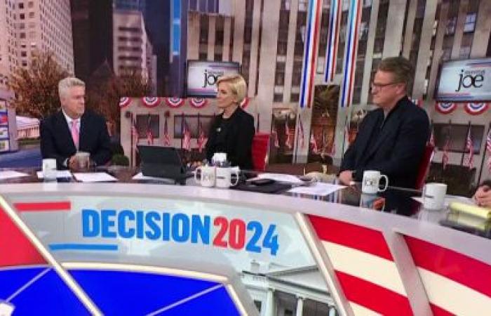 MSNBC coverage of Election Night 2024