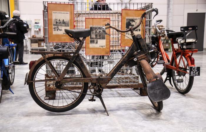 In no time, this kit transforms a normal bike into an electric bike