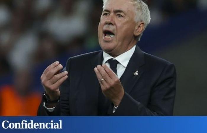 The humiliated Ancelotti turns on the fan and accuses the players of being lazy