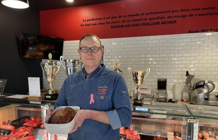 Near Flers, this butcher crowned champion of France for one of his recipes