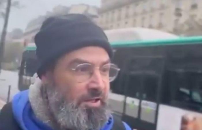 Paris: A man, caught tearing off a sticker for Gaza hostages, attacks a woman