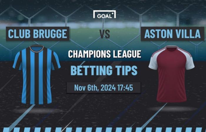 Club Brugge vs Aston Villa Predictions and Betting Tips: Villa can extend perfect start