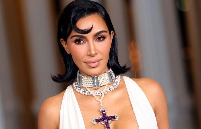 Kim Kardashian gives Princess Diana’s famed cross necklace its first public outing