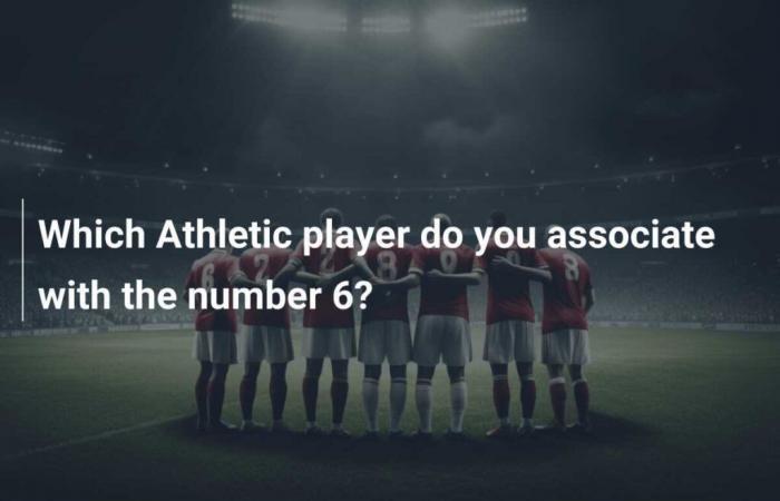 Which Athletic player do you associate with number 6?