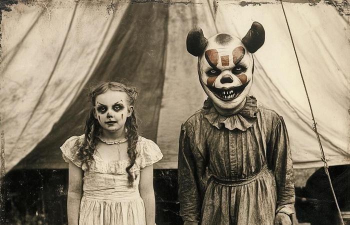 10 old photos of a horror fair