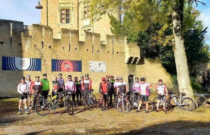 Sarrancolin. The Entente Cycliste outing in Simorre in the Gers