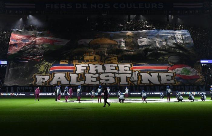 Pro-Palestinian Tifo at the Parc des Princes: The president of the FFF and the general director of PSG summoned to the Ministry of the Interior on Friday