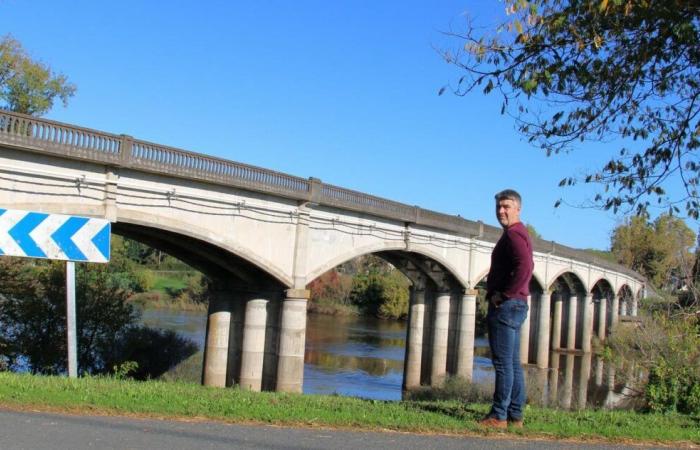 Weakened, the Fleix bridge, between the Dordogne and the Gironde, switches to alternating traffic