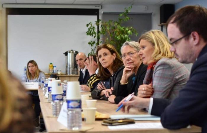 Minister Charlotte Parmentier-Lecocq in Calvados to promote the Handigynéco system