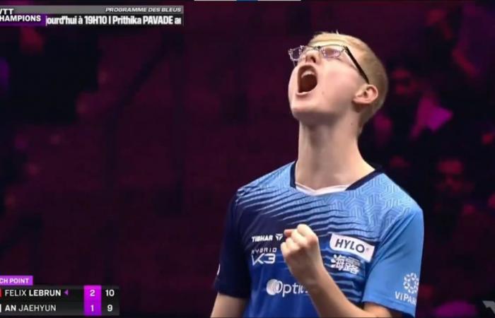 Table tennis | The disappointment that Félix Lebrun had not foreseen