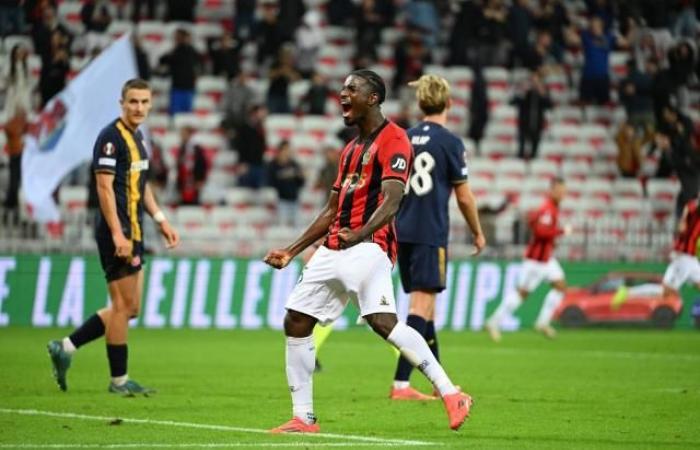 Nice snatches a draw at home against Twente in the Europa League