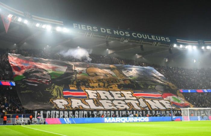 Tifo pro-Palestine, the PSG ultras explain themselves